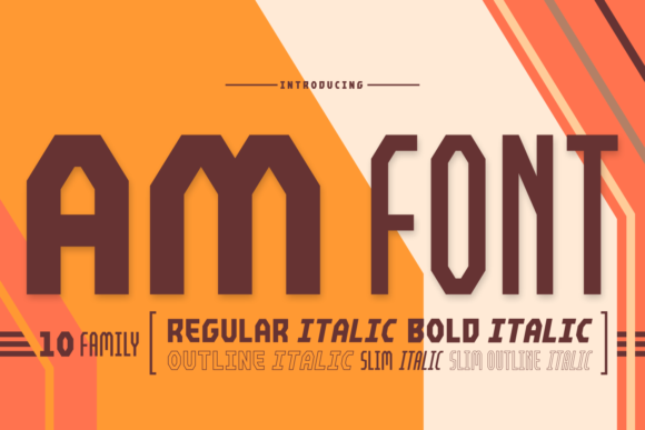 AM: A Display Typeface for Editorial Clarity