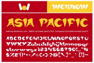 Asia Pacific Font: Bold Display Typography for Campaigns