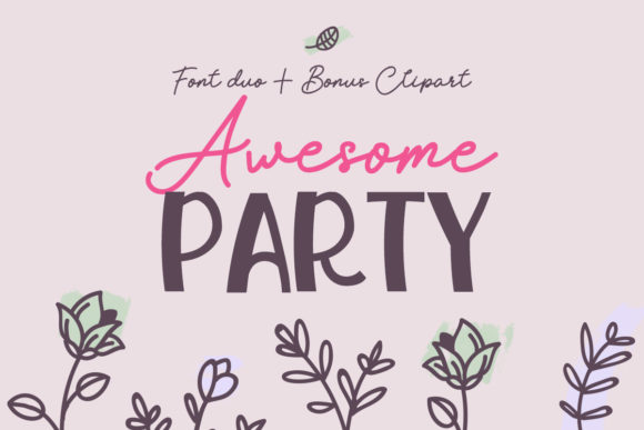 Awesome Party Font for Bold Campaign Designs