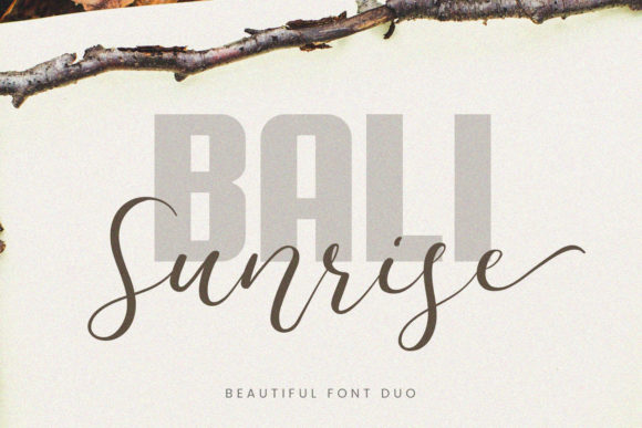 Bali Sunrise Font for Bold Marketing Visuals