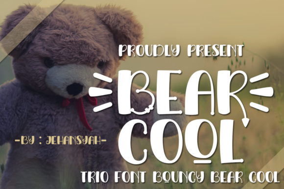 Bear Cool Typeface for Friendly Branding
