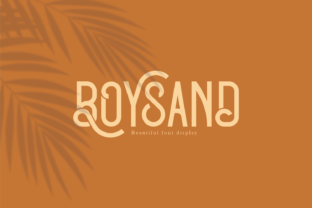Boysand: A Nostalgic Modern Display Font