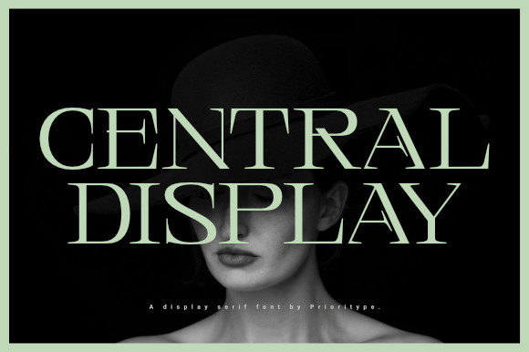 Central Display: The Serif Font for Bold Campaigns