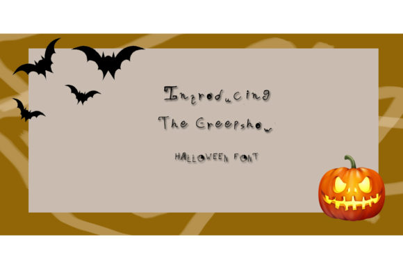 Creep Show Font Review for Halloween Campaigns