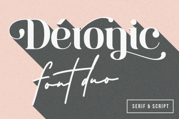 Deronic Typeface for Modern Web Design