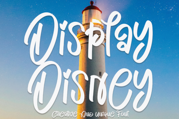 Display Disney Font for Polished Branding