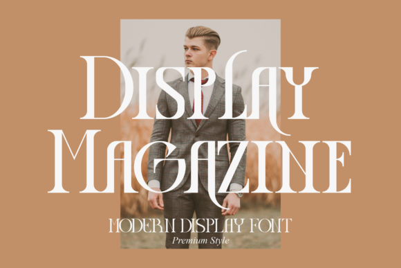 Display Magazine: A Bold Serif Typeface for Editors
