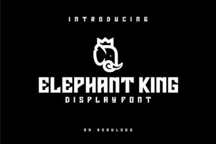 Elephant King: A Bold Display Typeface for Web Headers