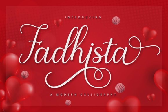 Fadhista: A Script Handwritten Font for Makers