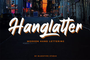 Hanglatter: The Adventurous Display Font for Crafters