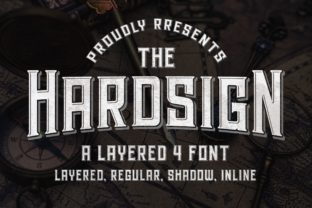 Hardsign Typeface for Elegant Branding