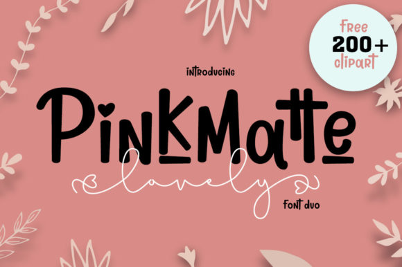 Lovely Pinkmatte Typeface for Editorial Design