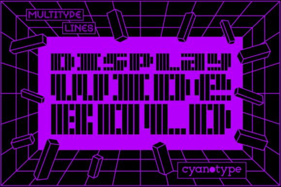 MultiType Lines Display Wide Bold Font Review