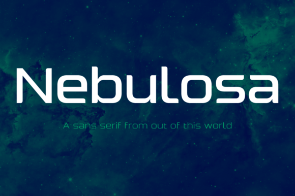 Nebulosa Family: A Futuristic Sans Serif for Modern Makers