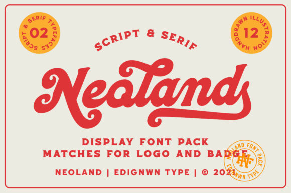 Neoland Typeface for Bold Digital Branding