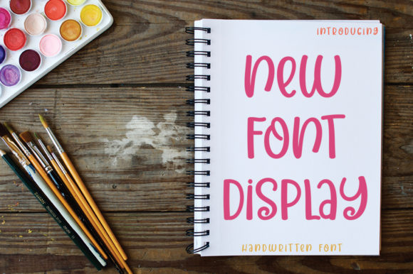 New Font Display Typeface for Small Business Branding