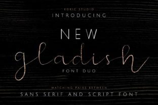 New Gladish Typeface for Digital Design