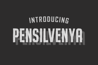 Pensilvanya: A Bold Display Font for Modern Brands