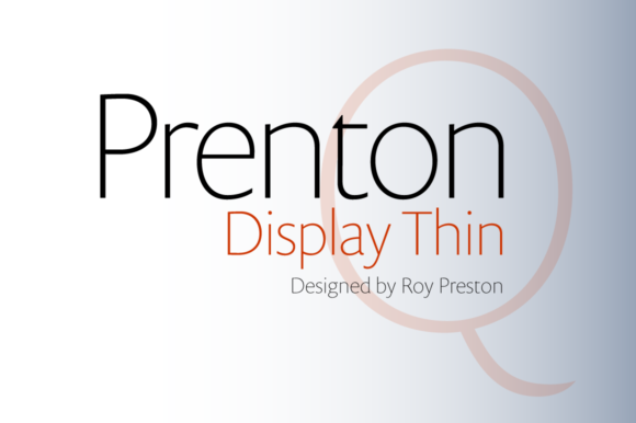 Prenton Display Thin: The Modern Typeface for Crafters