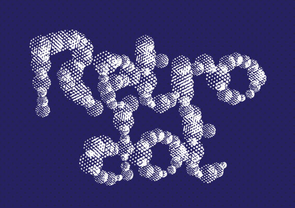 Retro Dot: A Playful Display Font for Branding