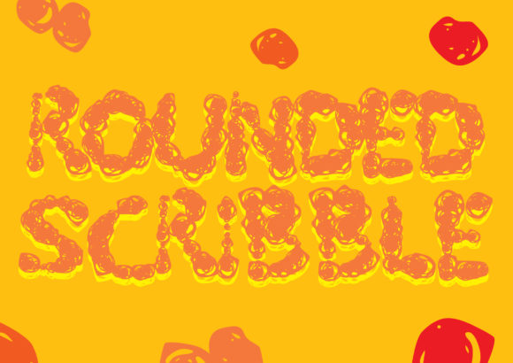 Rounded Scribble: A Playful Display Font for Editors