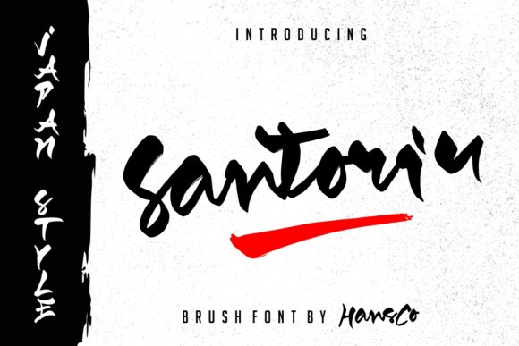 Santoriu Display Font for Modern Web Design