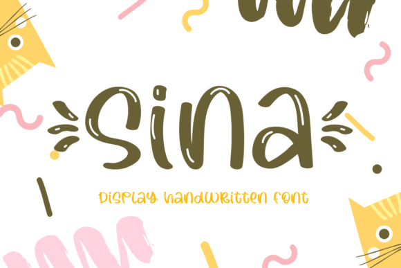 Sina: A Charming Handwritten Display Font
