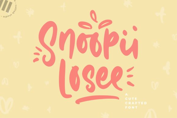 Snoopii Losee: The Perfect Script Handwritten Font for Crafters