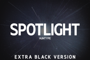 Spotlight Extra Black Typeface for Editorial Impact