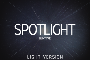 Spotlight Light Typeface for Clean Branding