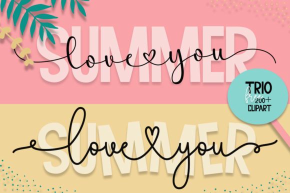 Summer Love You: The Playful Typeface for Campaigns