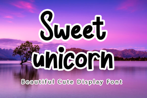 Sweet Unicorn Typeface for Elegant Editorial Design