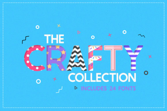 The Crafty Collection Family: A Versatile Display Typeface
