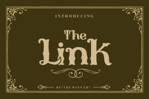 TheLink Display Font for Vintage Web Design