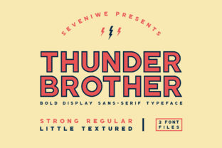 Thunderbrother Font for Bold Handmade Branding