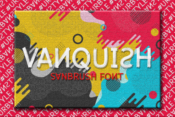 Vanquish Typeface: Elegant Display Fonts for Editors