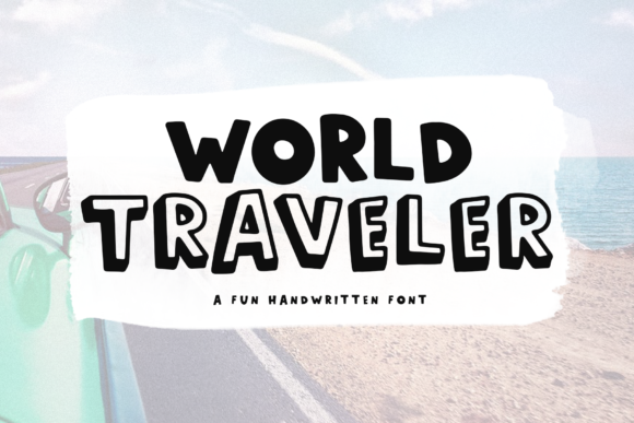 World Traveler Display Typeface for Crafters